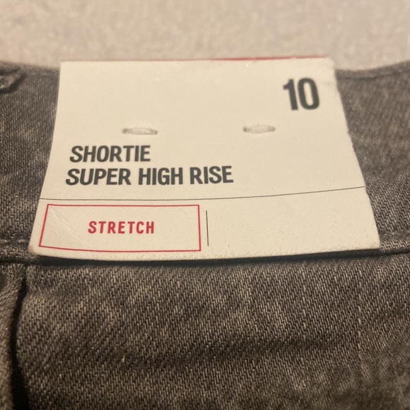 EXPRESS Shortie Super High Rise Size 10 Shorts - Picture 3 of 12